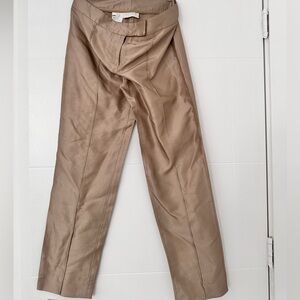 AUTHENTIC VALENTINO SILK TROUSERS - color beige nude- classy and sexy